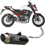 Sistema De Escape Completo Sin Catalizador Y Con Homologación Acústica Gppro Carbono - Mivv Compatible Con Honda Cb 750 Hornet (2023-2024)