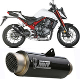 Tubo De Escape Con Homologación Acústica Gppro Carbono - Mivv Compatible Con Honda Cb 750 Hornet (2023-2024)