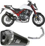 Sistema De Escape Completo Sin Catalizador Y Con Homologación Acústica Delta Race Carbono Carbono - Mivv Compatible Con Honda Cb 750 Hornet (2023-2024)