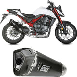 Tubo De Escape Con Homologación Acústica Delta Race Carbono Carbono - Mivv Compatible Con Honda Cb 750 Hornet (2023-2024)