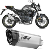 Tubo De Escape Con Homologación Acústica Sr-1 Acero - Mivv Compatible Con Honda Cb 750 Hornet (2023-2024)