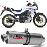 Tubo De Escape Con Homologación Acústica Oval Acero - Mivv Compatible Con Honda Xl 750 Transalp (2023-2024)