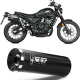 Exhaust Tip With Noise Certification Hr-1 Steel Black - Mivv Compatible With Honda Cl 500 (2023-2024)