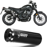 Tubo De Escape Con Homologación Acústica Hr-1 Acero Negro - Mivv Compatible Con Honda Cl 500 (2023-2024)