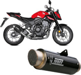 Tubo De Escape Con Homologación Acústica Gppro Carbono - Mivv Compatible Con Honda Cbr 500 R (2024)