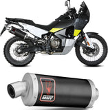 Tubo De Escape Con Homologación Acústica Dakar Acero Negro - Mivv Compatible Con Husqvarna Norden 901 (2022-2024)