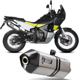 Tubo De Escape Con Homologación Acústica Speed Edge Acero Carbono - Mivv Compatible Con Husqvarna Norden 901 (2022-2024)