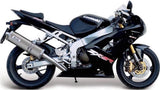 Exhaust Tip With Noise Certification Oval Stainless Steel - Mivv Compatible With Kawasaki Zx 6R 636 (2003-2004)