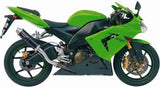 Tubo De Escape Con Homologación Acústica Gp Carbono - Mivv Compatible Con Kawasaki Zx-10R (2004-2005)