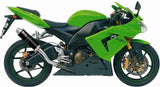 Tubo De Escape Con Homologación Acústica Gp Acero Negro - Mivv Compatible Con Kawasaki Zx-10R (2004-2005)
