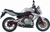Non-Catalytic Exhaust Tip With Sound Certification Oval Carbon - Mivv Compatible With Kawasaki Er-6 F (2005-2011)
