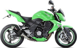 Dual Exhaust System With Sound Certification Gp Carbon - Mivv Compatible With Kawasaki Z 1000 (2007-2009)