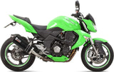 Escape Doble Con Homologación Acústica Oval Carbono Carbono - Mivv Compatible Con Kawasaki Z 1000 (2007-2009)