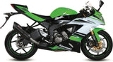 Tubo De Escape Sin Catalizador Y Con Homologación Acústica Suono Acero Negro Carbono - Mivv Compatible Con Kawasaki Zx 6R 636 (2013-2016)