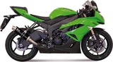 Tubo De Escape Sin Catalizador Y Con Homologación Acústica Gp Acero Negro - Mivv Compatible Con Kawasaki Zx 6R 636 (2013-2016)