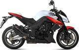 Escape Doble Con Homologación Acústica Suono Acero Negro Carbono - Mivv Compatible Con Kawasaki Z 1000 (2010-2013)