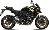 Tubo De Escape Sin Catalizador Y Con Homologación Acústica Suono Acero Negro Carbono - Mivv Compatible Con Kawasaki Z 750 R (2011-2014)