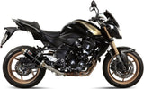 Tubo De Escape Con Catalizador Y Homologación Acústica Gp Acero Negro - Mivv Compatible Con Kawasaki Z 750 R (2011-2014)