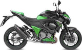 Tubo De Escape Con Homologación Acústica Suono Acero Negro Carbono - Mivv Compatible Con Kawasaki Z 800 (2013-2016)