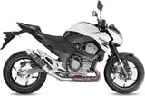 Tubo De Escape Con Homologación Acústica Gp Acero Negro - Mivv Compatible Con Kawasaki Z 800 E (2013-2016)