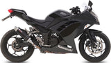 Exhaust Tip With Noise Certification Gp Steel Black - Mivv Compatible With Kawasaki Ninja 300 (2013-2016)
