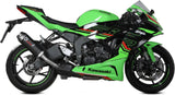 Tubo De Escape Con Homologación Acústica Ak-1 Carbono Carbono - Mivv Compatible Con Kawasaki Ninja Zx-6 R (2021-2024)