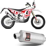 Tubo De Escape Con Homologación Acústica Dakar Acero - Mivv Compatible Con Kove Moto 450 Rally (2023-2024)