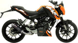 Complete Catalytic Exhaust System With Sound Certification Gp Carbon - Mivv Compatible With Ktm 200 Duke (2012-2014)