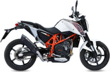 Tubo De Escape Con Homologación Acústica Suono Acero Negro Carbono - Mivv Compatible Con Ktm 690 Duke (2012-2018)