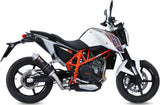 Tubo De Escape Con Homologación Acústica Gp Acero Negro - Mivv Compatible Con Ktm 690 Duke (2012-2018)