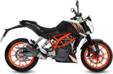 Complete Catalytic Exhaust System With Sound Certification Gp Carbon - Mivv Compatible With Ktm 390 Duke (2013-2016)