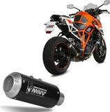 Tubo De Escape Con Homologación Acústica Mk3 Acero Negro - Mivv Compatible Con Ktm Duke 1290 (2014-2019)