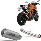 Tubo De Escape Sin Catalizador Y Con Homologación Acústica Mk3 Acero - Mivv Compatible Con Ktm Duke 1290 (2014-2019)