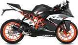 Sistema De Escape Completo Con Catalizador Y Homologación Acústica Gp Acero Negro - Mivv Compatible Con Ktm Rc 125 (2014-2016)