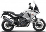 Tubo De Escape Con Homologación Acústica Speed Edge Acero Negro Carbono - Mivv Compatible Con Ktm 1190 Adventure (2013-2016)