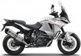 Tubo De Escape Con Homologación Acústica Speed Edge Acero Carbono - Mivv Compatible Con Ktm 1090 Adventure (2017-2019)