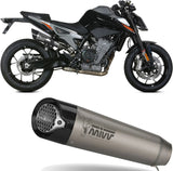 Tubo De Escape Con Homologación Acústica X-M5 Titano Carbono - Mivv Compatible Con Ktm 790 Duke (2018-2020)
