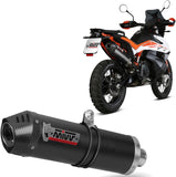 Exhaust Tip With Noise Certification Oval Carbon Carbon - Mivv Compatible With Ktm 790 Adventure R (2019-2020)