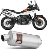 Tubo De Escape Con Homologación Acústica Dakar Acero - Mivv Compatible Con Ktm 890 Adventure - R (2020-2024)