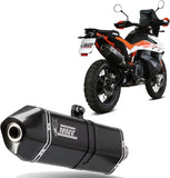 Tubo De Escape Con Homologación Acústica Speed Edge Acero Negro Carbono - Mivv Compatible Con Ktm 790 Adventure R (2019-2020)