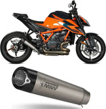 Tubo De Escape Con Homologación Acústica X-M5 Titano Carbono - Mivv Compatible Con Ktm Duke 1290 (2020-2024)