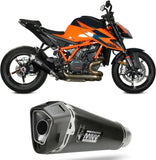 Tubo De Escape Con Homologación Acústica Delta Race Carbono Carbono - Mivv Compatible Con Ktm Duke 1290 (2020-2024)