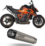 Escape Doble Con Homologación Acústica X-M5 Titano Carbono - Mivv Compatible Con Ktm Duke 1290 (2020-2024)