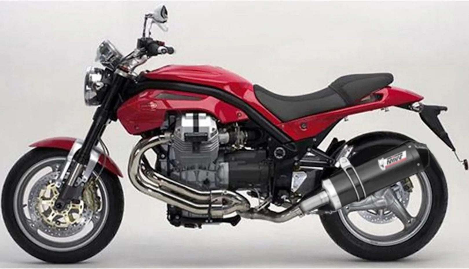 Tubo De Escape Con Catalizador Y Homologación Acústica Oval Carbono Carbono - Mivv Compatible Con Moto Guzzi Griso 1100 (2006-2011)