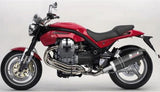 Tubo De Escape Sin Catalizador Y Con Homologación Acústica Oval Carbono Carbono - Mivv Compatible Con Moto Guzzi Griso 1200 (2007-2016)