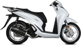 Sistema De Escape Completo Con Catalizador Y Homologación Acústica Mover Acero Negro - Mivv Compatible Con Honda Sh 125 (2020-2024)