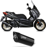 Sistema De Escape Completo Con Catalizador Y Homologación Acústica Mover Acero Negro - Mivv Compatible Con Yamaha X-Max 125 (2021-2024)
