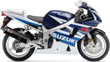 Tubo De Escape Con Homologación Acústica Oval Carbono - Mivv Compatible Con Suzuki Gsx-R 750 (1996-2000)