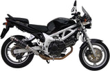 Tubo De Escape Con Homologación Acústica Gp Carbono - Mivv Compatible Con Suzuki Sv 650 (1999-2002)