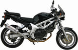 Tubo De Escape Con Homologación Acústica Oval Acero - Mivv Compatible Con Suzuki Sv 650 (1999-2002)